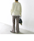 〈手洗い可能〉ストレッチ フレア パンツ
