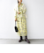 〈手洗い可能〉シアー レイヤード プリント スカート
