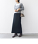 【WEB限定】〈手洗い可能〉布帛 襟付き ニット プルオーバー