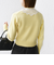 【WEB限定】〈手洗い可能〉布帛 襟付き ニット プルオーバー