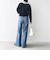 【WEB限定】〈手洗い可能〉布帛 襟付き ニット プルオーバー