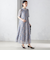 〈結婚式・パーティ〉kaene:パイピング レース Aライン ワンピース