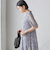 〈結婚式・パーティ〉kaene:パイピング レース Aライン ワンピース