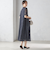 〈結婚式・パーティ〉kaene:パイピング レース Aライン ワンピース