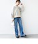 【WEB限定】〈手洗い可能〉ジャカード フラワー ニット プルオーバー