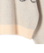 【WEB限定】〈手洗い可能〉ジャカード フラワー ニット プルオーバー