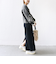 【WEB限定】〈手洗い可能〉ジャカード フラワー ニット プルオーバー