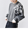 【WEB限定】〈手洗い可能〉ジャカード フラワー ニット プルオーバー