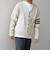 【SHIPS any別注】sports wear:〈手洗い可能〉レタード ニット カーディガン◇