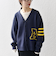 【SHIPS any別注】sports wear:〈手洗い可能〉レタード ニット カーディガン◇