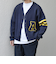 【SHIPS any別注】sports wear:〈手洗い可能〉レタード ニット カーディガン◇