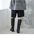 無地 フラノ センター プレス ショート パンツ