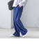 〈手洗い可能〉両面起毛 セミフレア パンツ