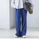 〈手洗い可能〉両面起毛 セミフレア パンツ