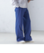 〈手洗い可能〉両面起毛 セミフレア パンツ