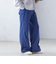 〈手洗い可能〉両面起毛 セミフレア パンツ