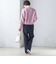 〈手洗い可能〉両面起毛 セミフレア パンツ