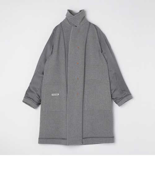 KAPTAIN SUNSHINE: TRAVELLER COAT BEAVER MELTON DOUBLE CLOTH