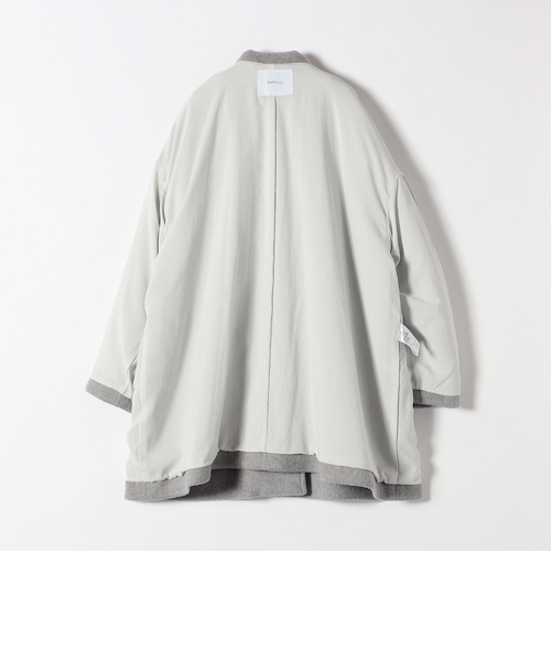 SHIPS any: ノンミュールジングウール ステンカラー ミディ コート