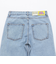 NEO BLUE: PASTEL BLUE SKATE BAGGY JEANS