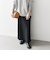 SHIPS any: エア ニードル ストレート ロング スカート