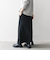 SHIPS any: エア ニードル ストレート ロング スカート