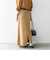 SHIPS any: エア ニードル ストレート ロング スカート