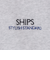 【WEB限定】SHIPS: SCREEN STARS(R) STYLISH STANDARD ロゴ 刺繍 スウェット