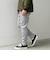 SHIPS any:〈洗濯機可能〉ニット フリース 裏起毛 スリム ジョガー パンツ 24FW (セットアップ対応)◇