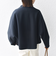 【WEB限定】〈手洗い可能〉 ウールライク ボトル ネック ジップ ブルゾン