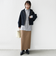 【WEB限定】〈手洗い可能〉 ウールライク ボトル ネック ジップ ブルゾン