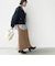【WEB限定】〈手洗い可能〉 ウールライク ボトル ネック ジップ ブルゾン