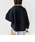 【WEB限定】〈手洗い可能〉 ウールライク ボトル ネック ジップ ブルゾン