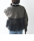 【WEB限定】 〈手洗い可能〉ダンボール × チュール ジップ 羽織