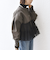 【WEB限定】 〈手洗い可能〉ダンボール × チュール ジップ 羽織