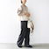 【WEB限定】 〈手洗い可能〉ダンボール × チュール ジップ 羽織