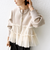【WEB限定】 〈手洗い可能〉ダンボール × チュール ジップ 羽織