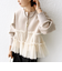 【WEB限定】 〈手洗い可能〉ダンボール × チュール ジップ 羽織