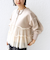 【WEB限定】 〈手洗い可能〉ダンボール × チュール ジップ 羽織