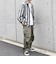 【SHIPS any別注】sports wear: オーバーサイズ フランネル パターン プリント シャツ◇