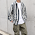 【SHIPS any別注】sports wear: オーバーサイズ フランネル パターン プリント シャツ◇