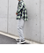 【SHIPS any別注】sports wear: オーバーサイズ フランネル パターン プリント シャツ◇