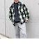 【SHIPS any別注】sports wear: オーバーサイズ フランネル パターン プリント シャツ◇
