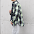 【SHIPS any別注】sports wear: オーバーサイズ フランネル パターン プリント シャツ◇