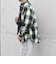 【SHIPS any別注】sports wear: オーバーサイズ フランネル パターン プリント シャツ◇