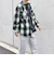 【SHIPS any別注】sports wear: オーバーサイズ フランネル パターン プリント シャツ◇