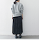 bon_meur:〈手洗い可能〉クラッシュ ベロア シャーリング 2WAY スカート