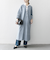 SHIPS any:〈洗濯機可能〉エンブロイダリー シャンブレー レースアップ ワンピース