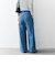 bon_meur:〈洗濯機可能〉クラッシュ デニム ワイド パンツ