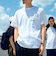 【WEB限定】SHIPS: SHIPSロゴ プリント ポケット Tシャツ